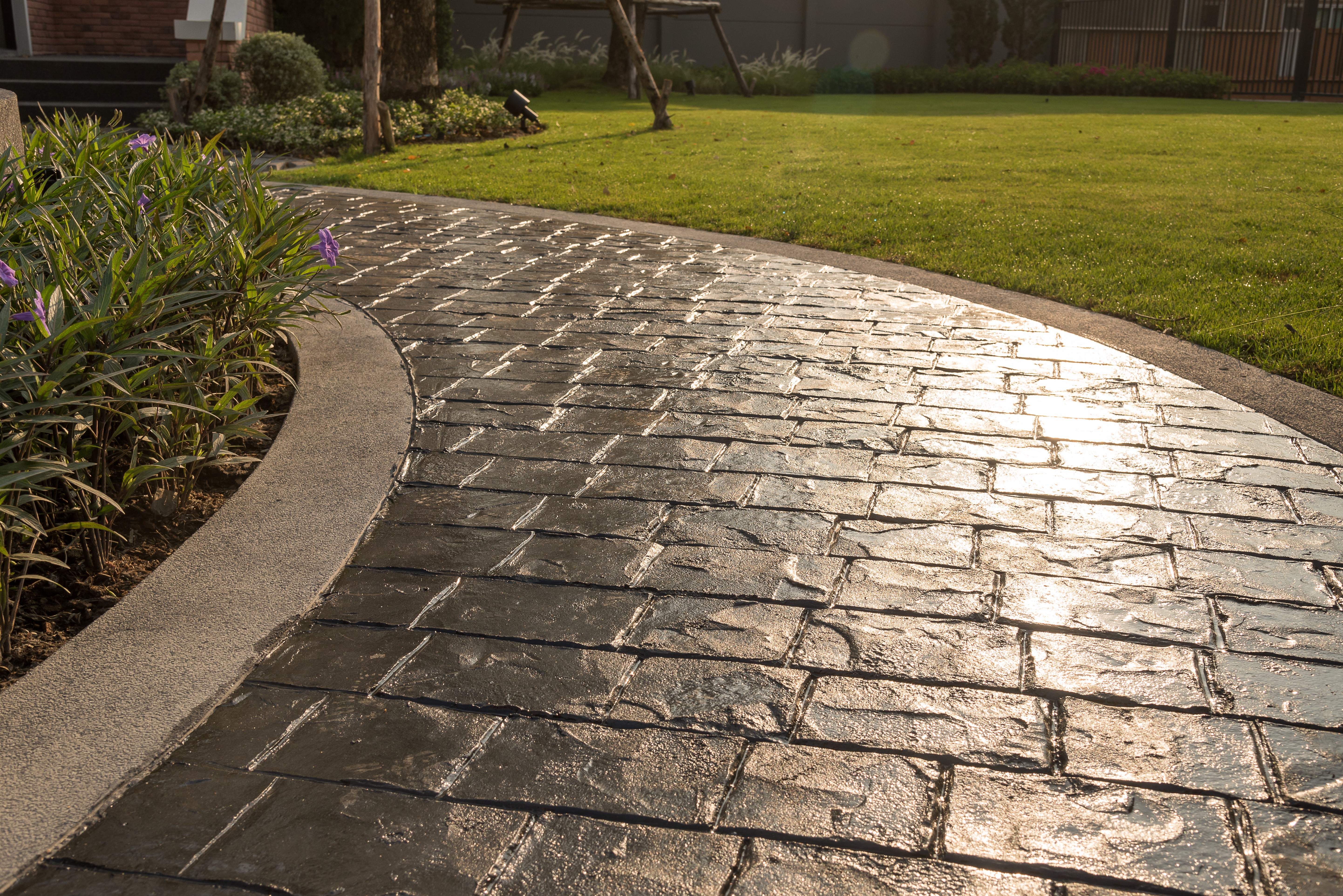 Stamped Concrete concrete installation in Frisco